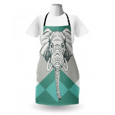 Minimalist Boho Elephant Apron