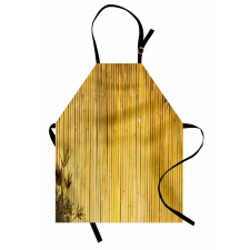 Nature Wood Leaves Stems Apron