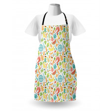 Baby Food Banana Watermelon Apron