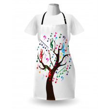 Tree with Colorful Items Apron