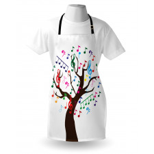 Tree with Colorful Items Apron