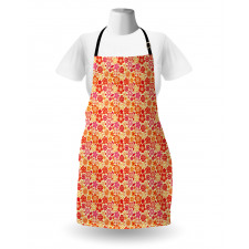 Graphical Petals and Leaves Apron