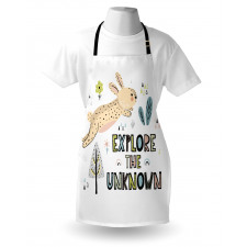 Hopping Bunny Botany Apron