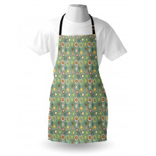 Abstract Hearts and Dots Apron