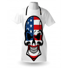 Scary Skull Art Apron