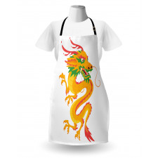 Fierce Animal Cartoon Design Apron