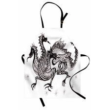 3 Headed Wild Character Apron