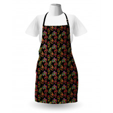 Colorful Ornamental Snakes Apron