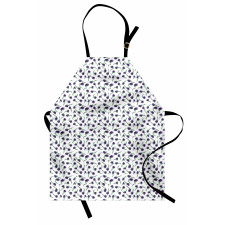 Watercolor Design Flowers Apron