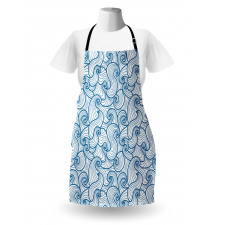 Swirling Oceanic Waves Apron