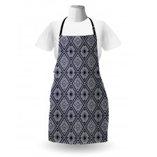 Rhythmic Bicolored Motifs Apron