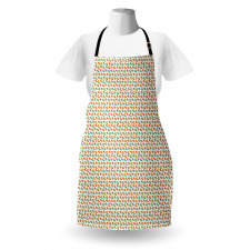 Spring Garden Symmetry Roses Apron