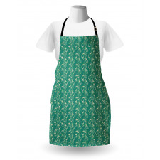 Shapes in Damask Pattern Apron