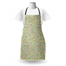 Art Colorful Triangles Apron