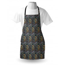 Dots and Flourish Shapes Apron