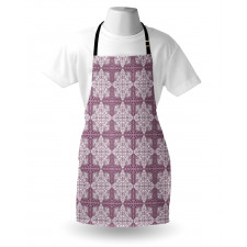 Damask Swirls Repetition Apron