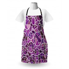 Purple Color Palette Motif Apron