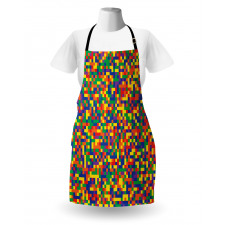 Vivid Motley Pixel Apron