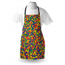 Vivid Motley Pixel Apron