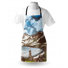 Snowy Mountains and Lake Apron