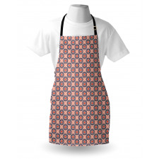 Floral Graphic Lattice Apron