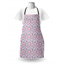 Intertwined Lily Lotus Flora Apron