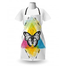 Geometric Butterfly Form Apron