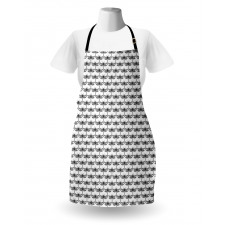 Monochrome Dragonflies Apron