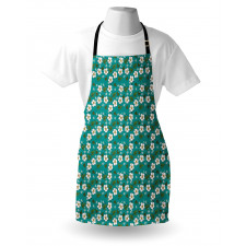 Leaves and Flowers Artwork Apron