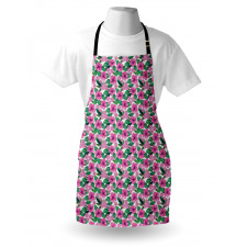 Hibiscus and Plumeria Art Apron