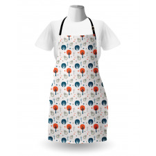 Fall Woodland Racoon Apron