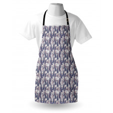 Pinnate Banana Leaves Art Apron