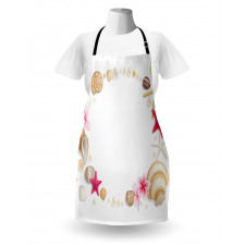 Seashells Flower Star Apron