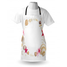 Seashells Flower Star Apron