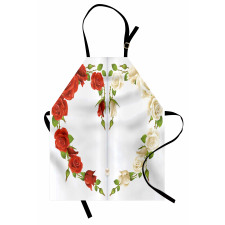 Heart Bouquet Romantic Apron