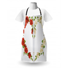 Heart Bouquet Romantic Apron