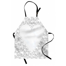 Pearls in Heart Shape Apron