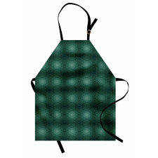 Dark Monochrome Pattern Apron