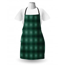 Dark Monochrome Pattern Apron