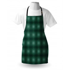 Dark Monochrome Pattern Apron