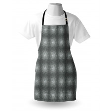 Floral Strokes in Greyscale Apron