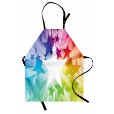 Rainbow Colors Burst Apron