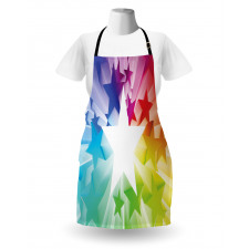 Rainbow Colors Burst Apron