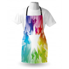 Rainbow Colors Burst Apron