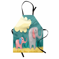 Pastel Baby Animal Apron