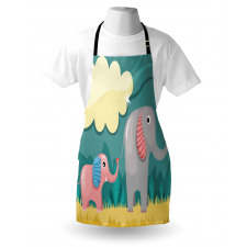 Pastel Baby Animal Apron