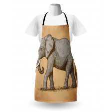 Sketch Art Animal Apron