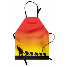 Ombre Sky Mammals Apron