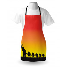 Ombre Sky Mammals Apron