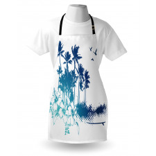 Hibiscus Flower Trees Apron